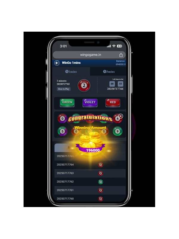 Wingo Lottery Cash Table